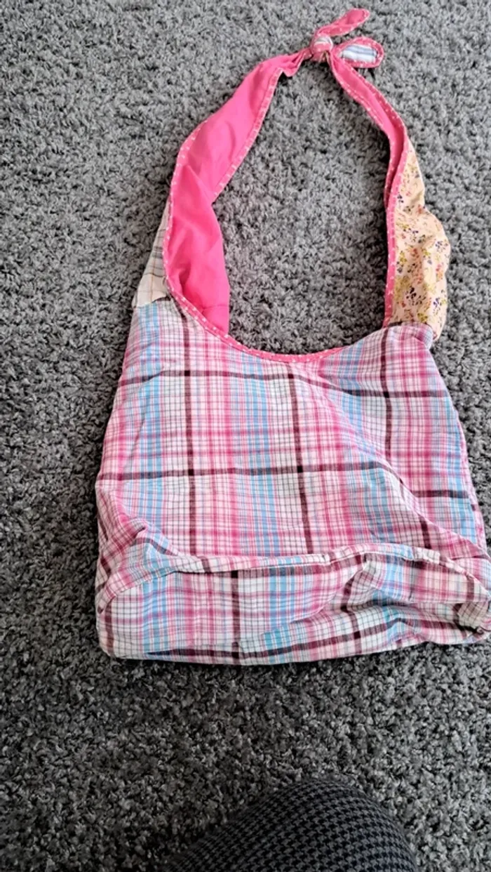 Sac bandoulière en tissu, Claire's - photo numéro 4