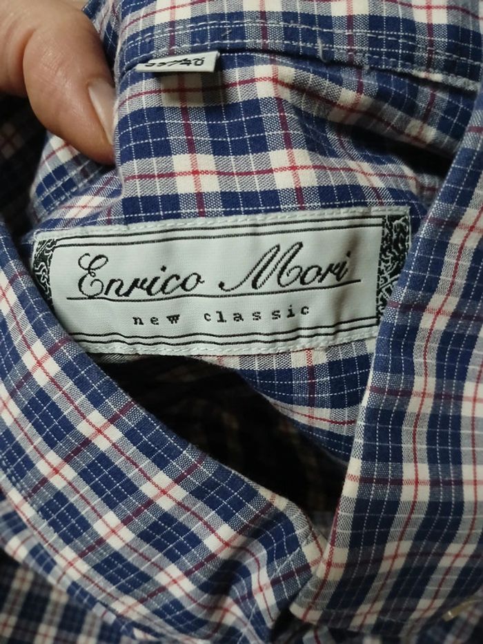 🍍 Chemise ML homme Enrico Mori taille M - photo numéro 7