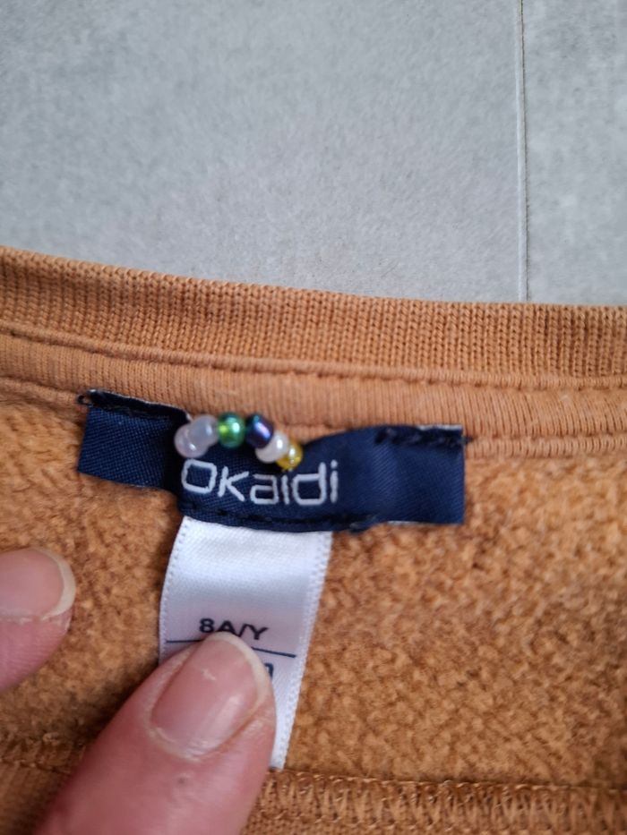 Sweat okaidi 8 ans - photo numéro 2