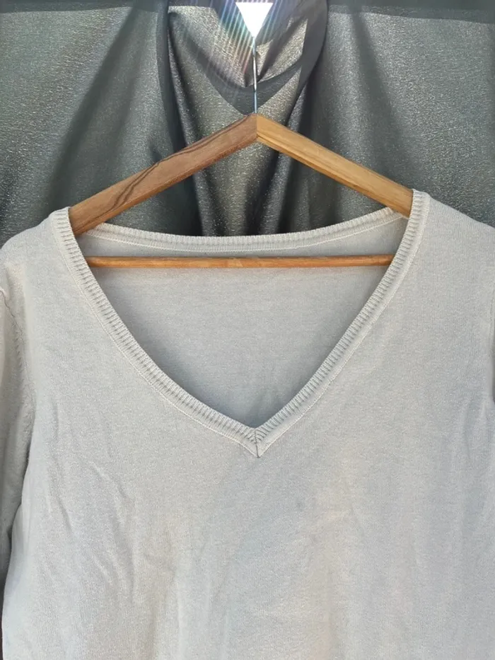 Pull blanc - photo numéro 3