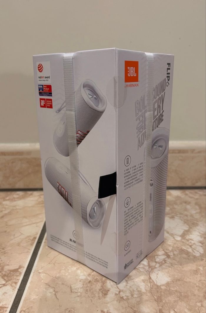 Enceinte Bluetooth JBL Flip 6 blanche – Neuve scellée – Garantie 2 ans - photo numéro 7