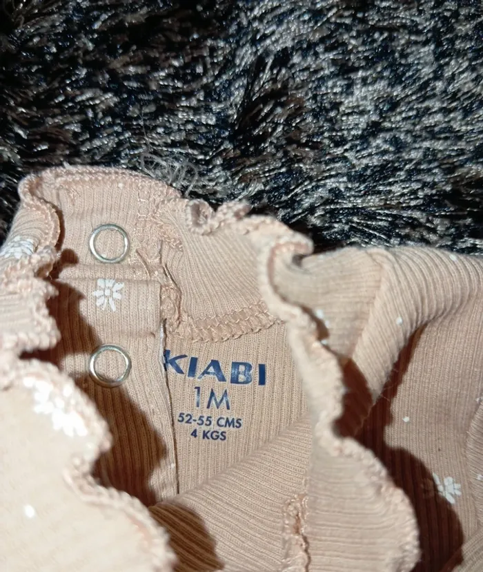 T-shirt manches longues Kiabi 1 mois - photo numéro 5