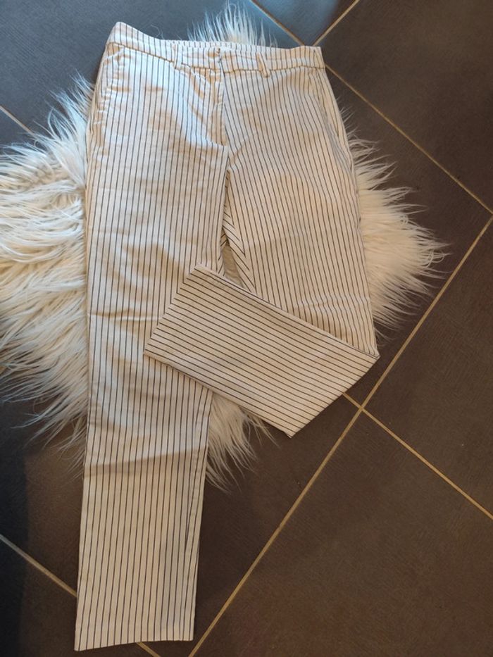 Pantalon Chino rayé