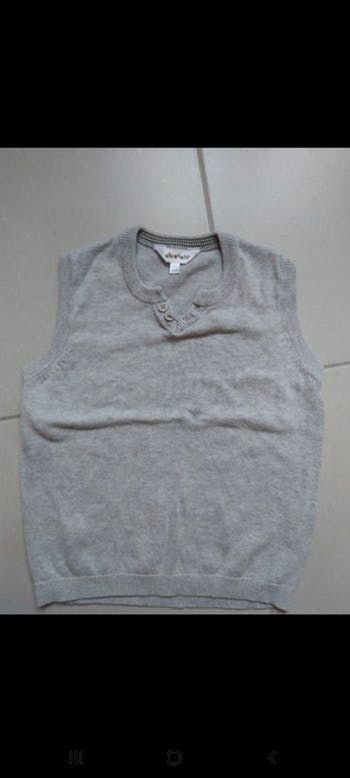 Pull débardeur 4 ans