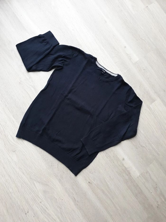 Pull garçon bleu marine 10 ans - photo numéro 2