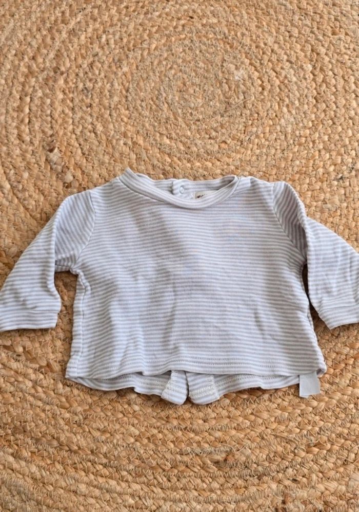 Tee shirt manches longues 1 mois