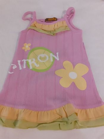 Robe à bretelle bébé fille  taille 6 mois Kimbaloo