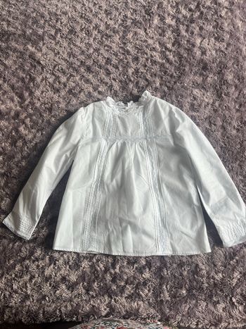 Blouse Jacadi 6ans blanche