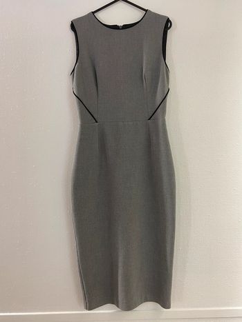 Robe grise moulante sexy Zara taille S