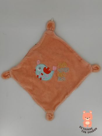 Doudou Plat Mon Zozio des îles Petit à Petit