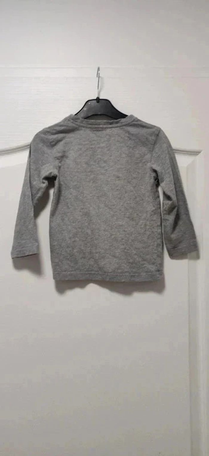 T-shirt ml gris In Extenso 5 ans - photo numéro 2