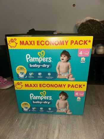 Couche Pampers baby-dry T4
