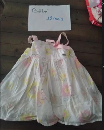 Robe été bébé fille 12 mois