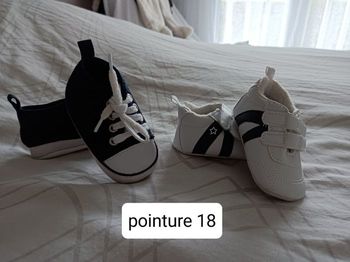 Baskets pointure 18