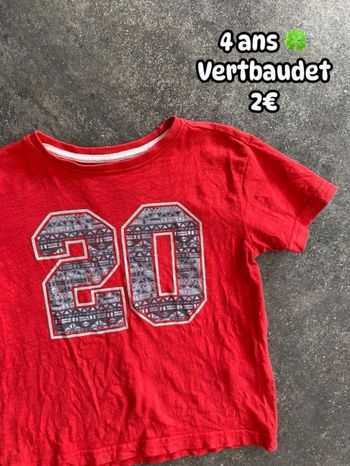 T-shirt 🍀 4 ans 🍀 Vertbaudet