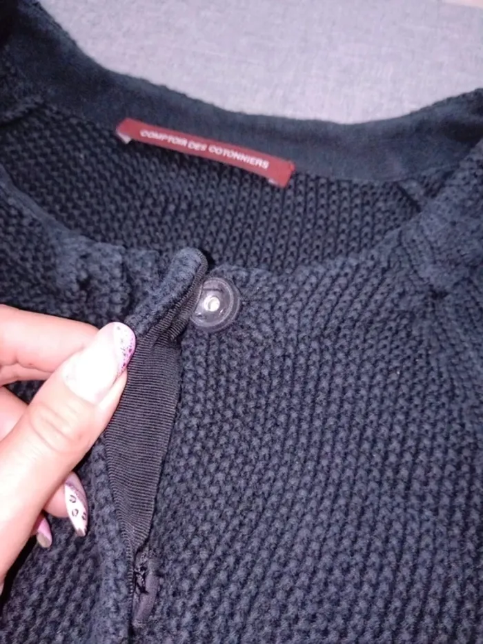 C62 gilet marine Comptoir des cotonniers S - photo numéro 5