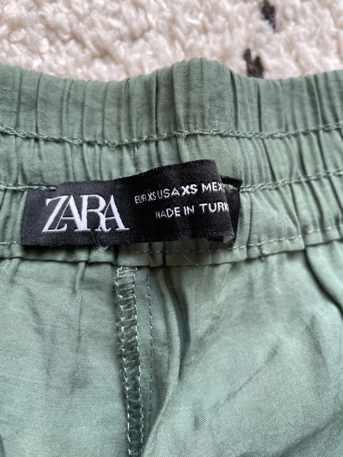 Pantalon vert Zara - photo numéro 3