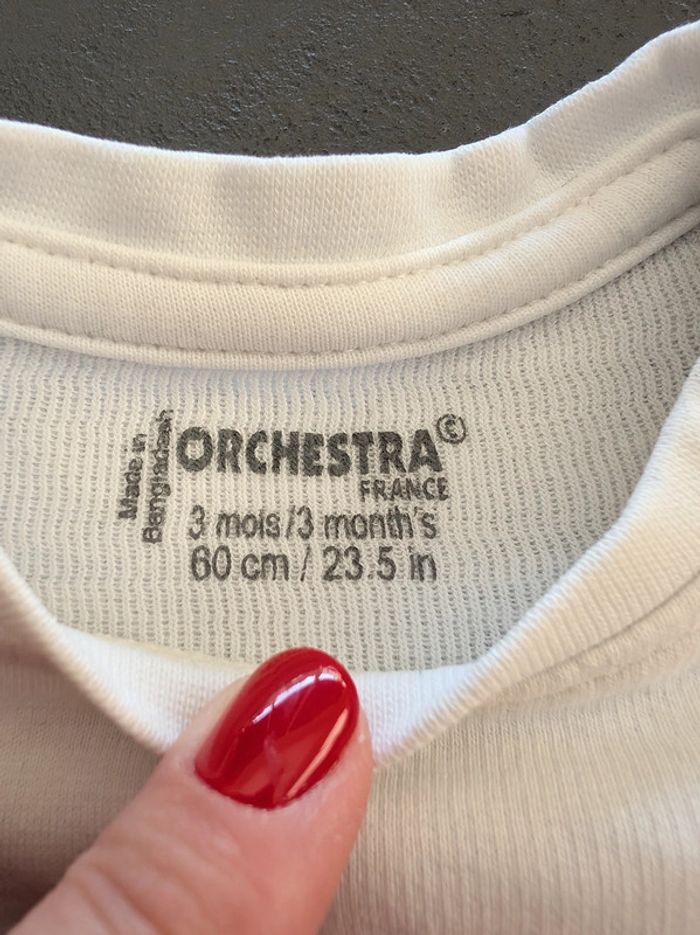 Sweat renne Orchestra - Taille : 3 mois - photo numéro 3