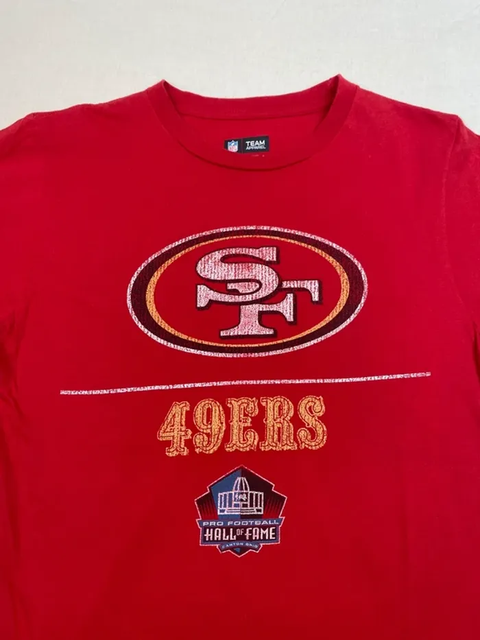 T-shirt imprimé sport USA, homme, été, NFL, rouge , M, SF - photo numéro 2