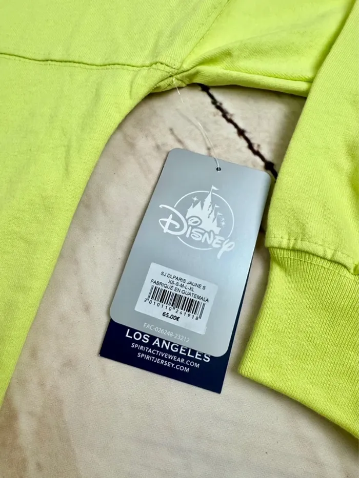 Spirit Jersey Disneyland Paris - t-shirt à manches longues jaune/ vert - photo numéro 6