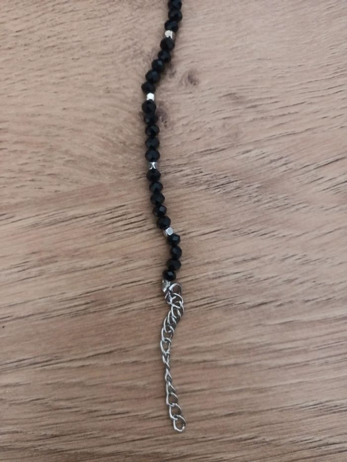 Bracelet perles noirs - photo numéro 4