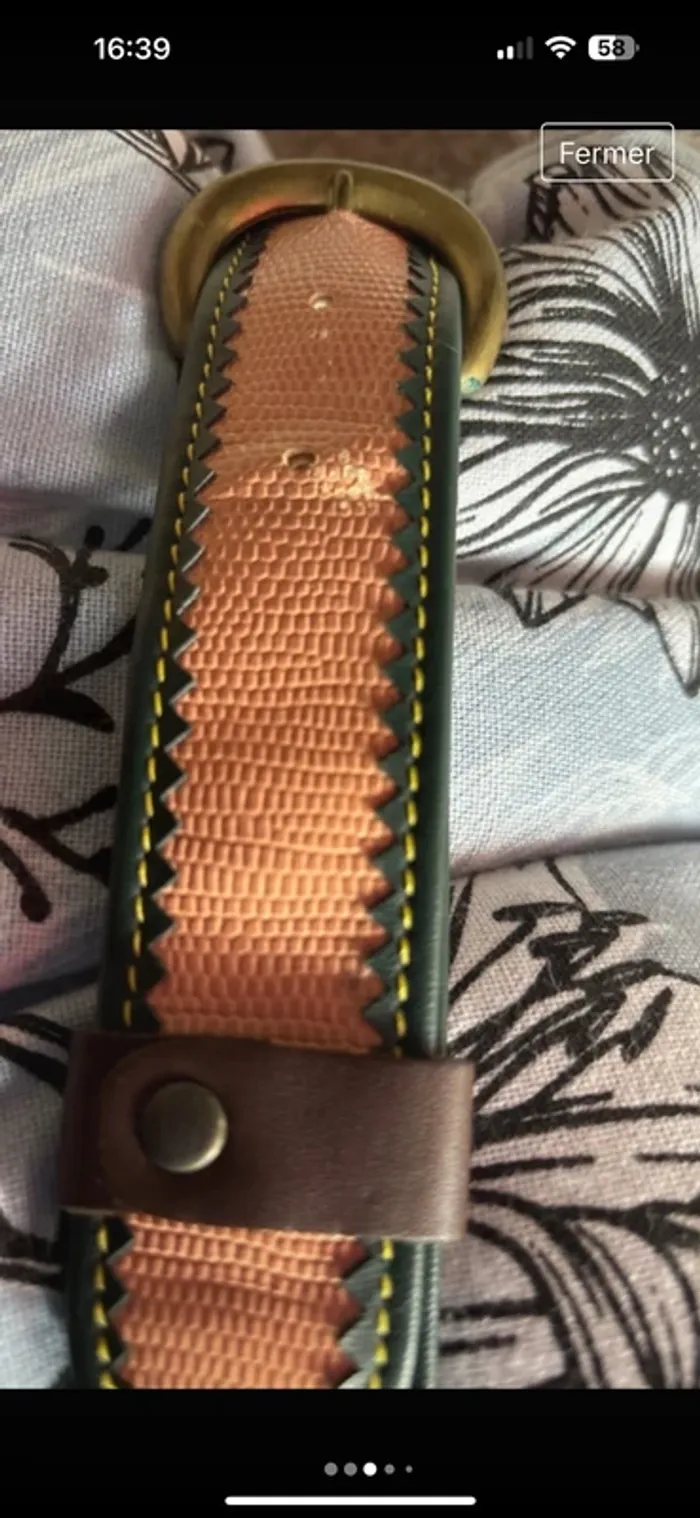 Ceinture vintage année 90 - photo numéro 7