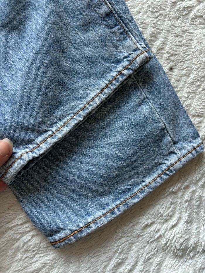 Jean levi’s 501 homme bleu clair effet délavé coupe regular straight droit taille W32 L/42 L34 - photo numéro 5