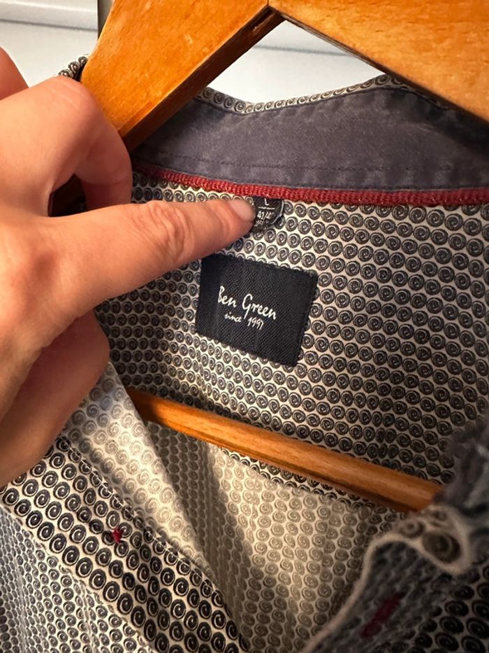 Chemise ben green taille l - photo numéro 3