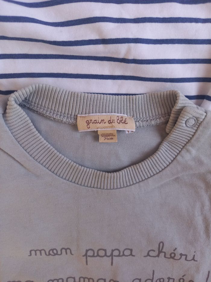 Lot de 3 t-shirts 12 mois garçon - photo numéro 3