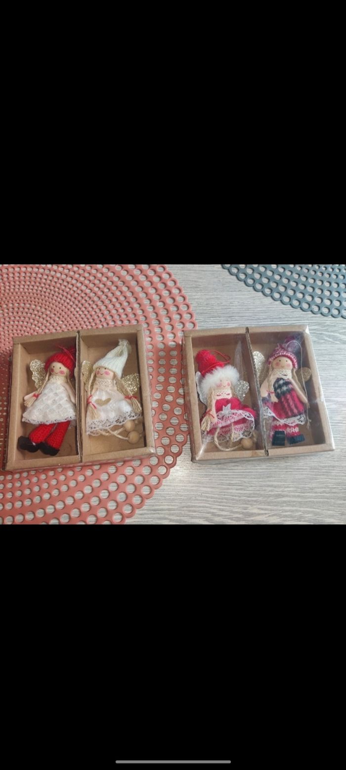 Petites fées à suspendre pour sapin de Noël