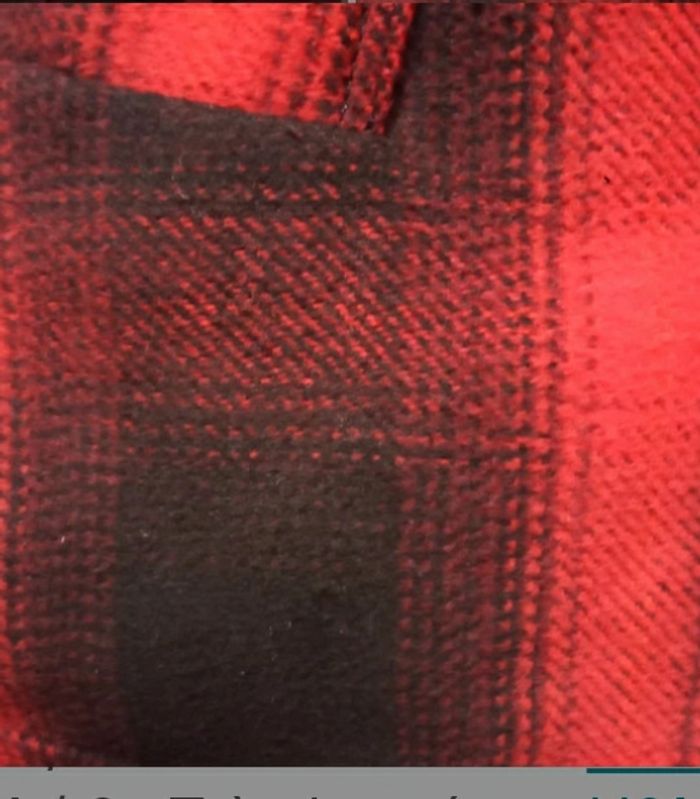 Veste chemise rouge/noire h&m - photo numéro 3