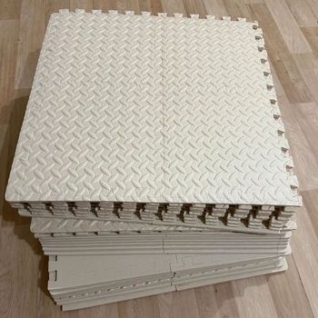 lot 12 dalles en mousse emboîtables pour former un gros tapis de sol