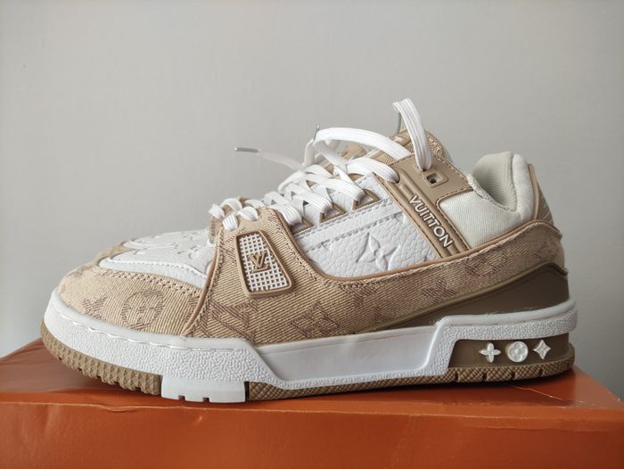 Baskets Trainer beige - photo numéro 3