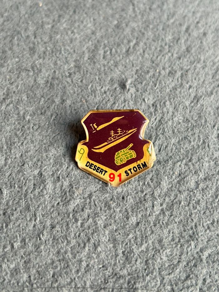 Lot de 6 pin’s badge 90 dessert 91 storm et air force united states army - photo numéro 3