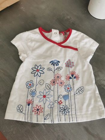 T-shirt bébé fille 9 mois