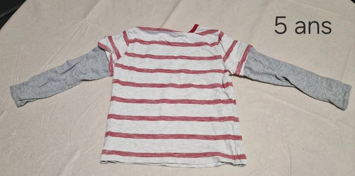 Tee shirt à longue manche 5 ans - photo numéro 2