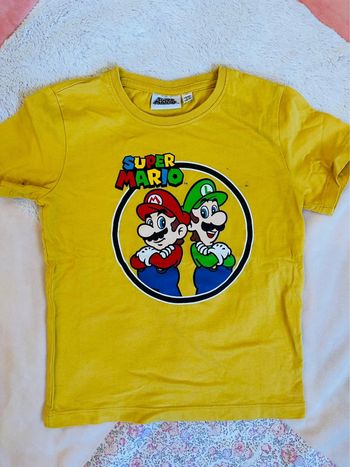 T-shirt mario&luigi 5 ans