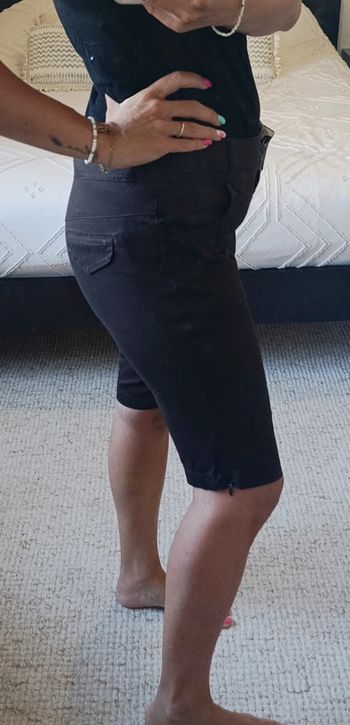 Pantacourt bermuda marron Sun Valley 42 coton spandex