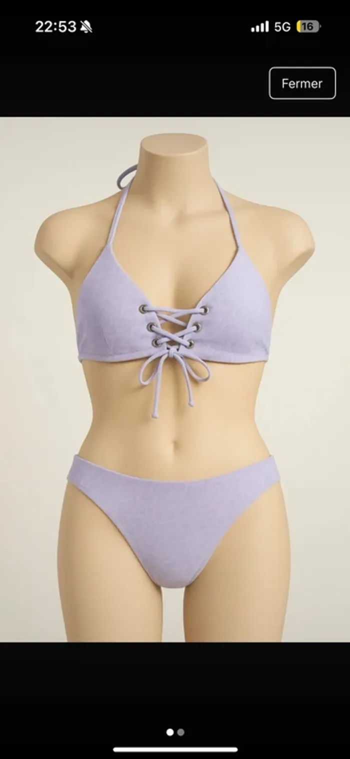 👙 Bikini Mim – Présentation sur mannequin