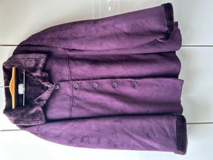 Veste mauve Bleu bonheur - Taille 56