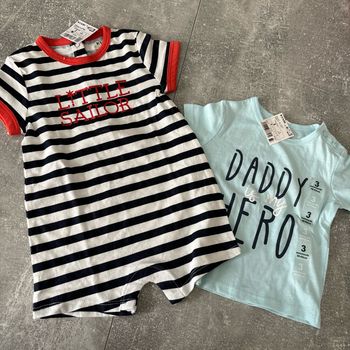 Combishort + tee shirt manche courte