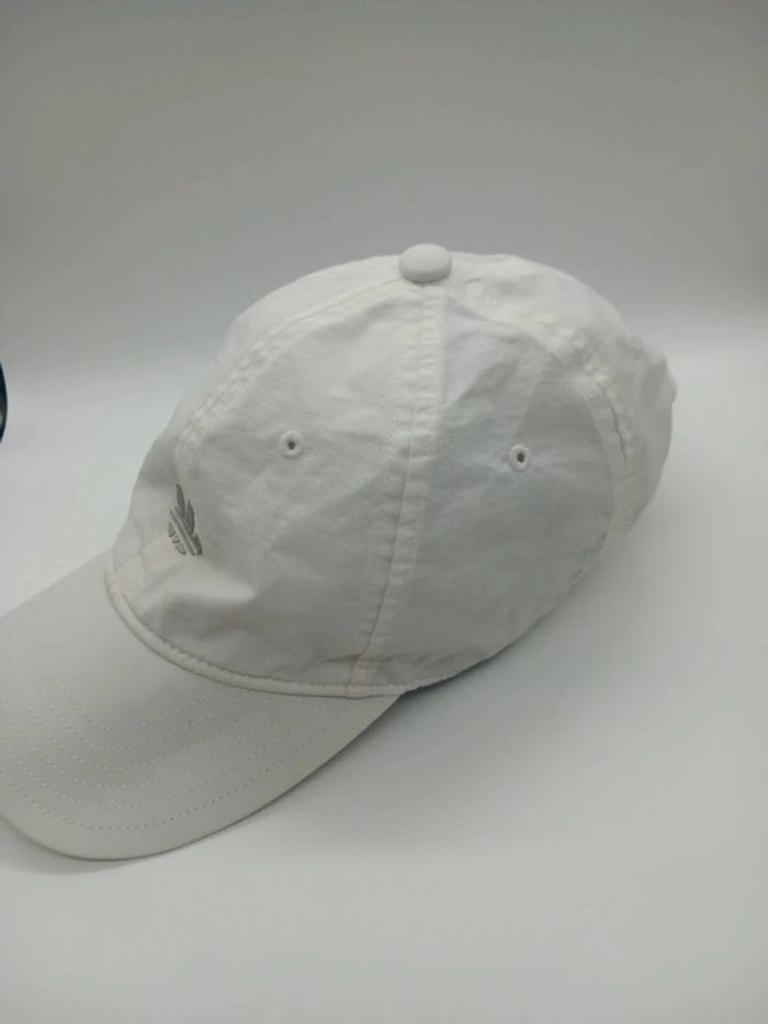 Casquette Vintage Adidas Blanc - photo numéro 2
