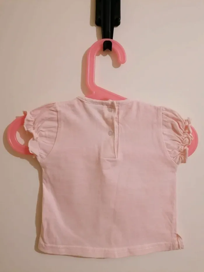 Lot tee-shirt été fille 6 mois - photo numéro 8