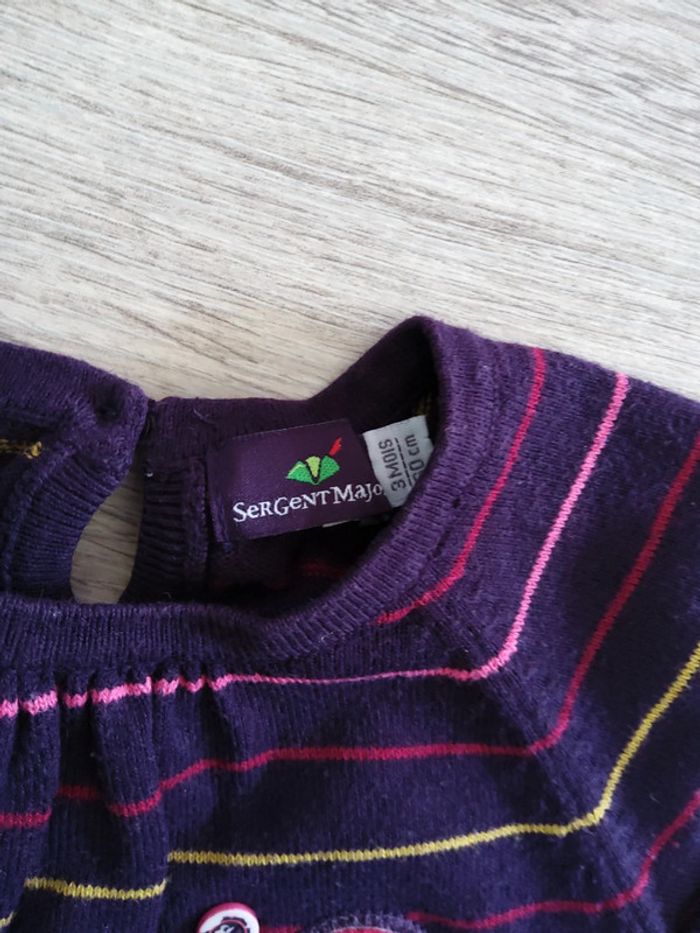 Robe violette 3 mois - photo numéro 5