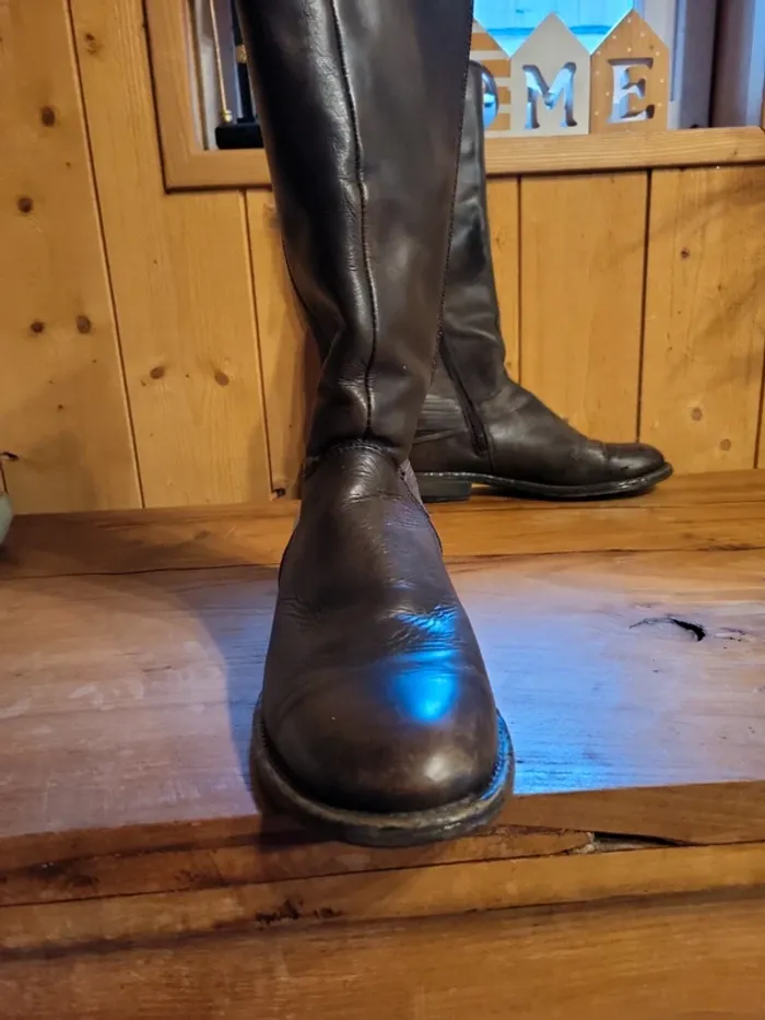 Bottes en cuir - photo numéro 4