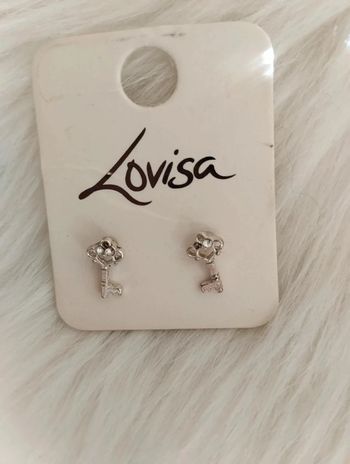 💎 Boucles d'oreilles clefs 💎