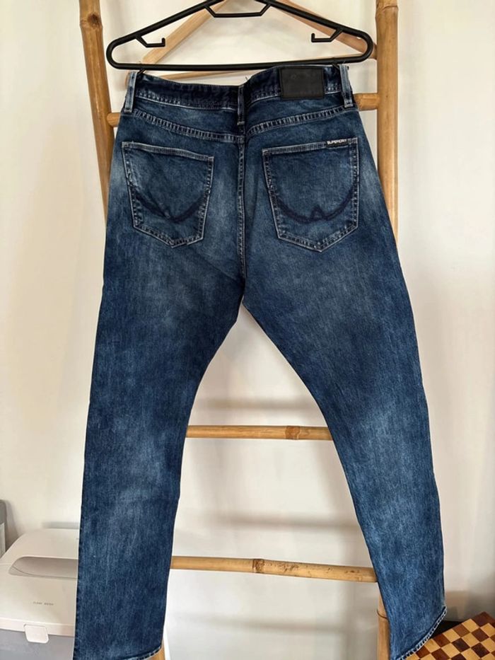 Jean bleu foncé superdry taille 41 - photo numéro 13