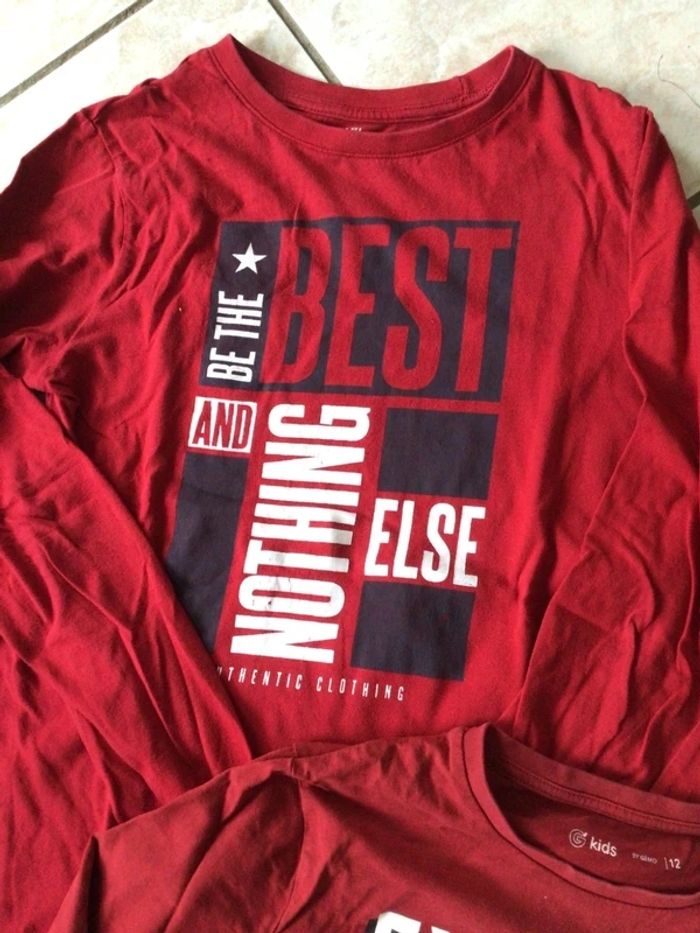 Lot de 5 maillots manches longues garçon 11-12 ans - photo numéro 6