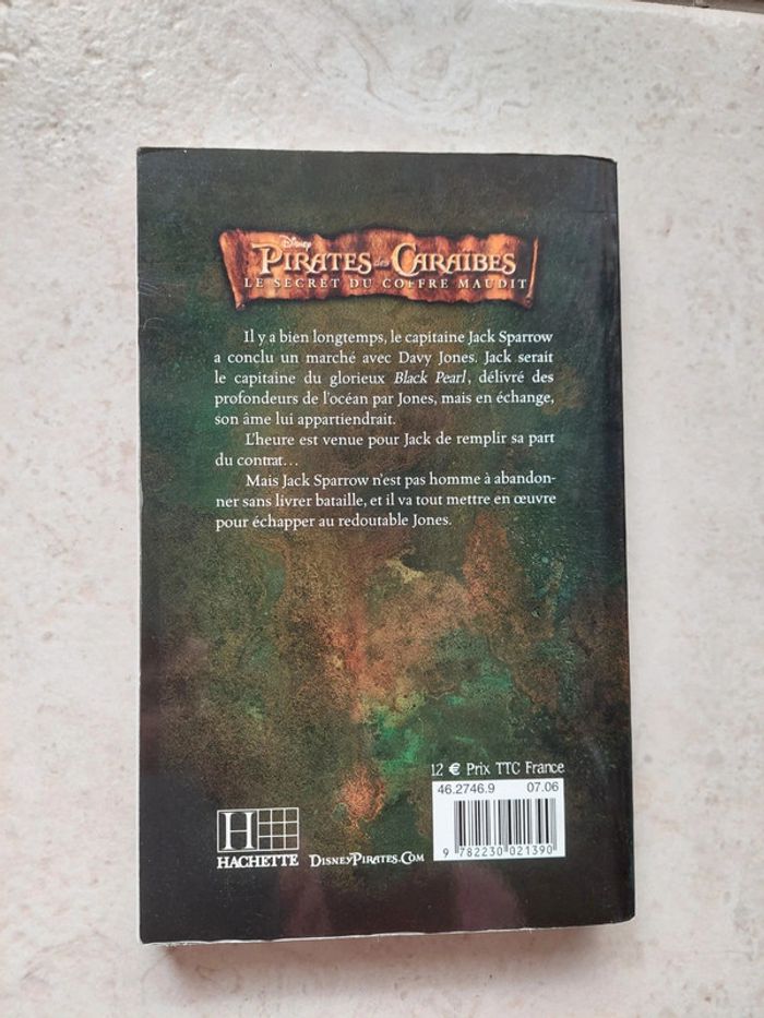Livre Pirates des caraibes Hachette - photo numéro 2