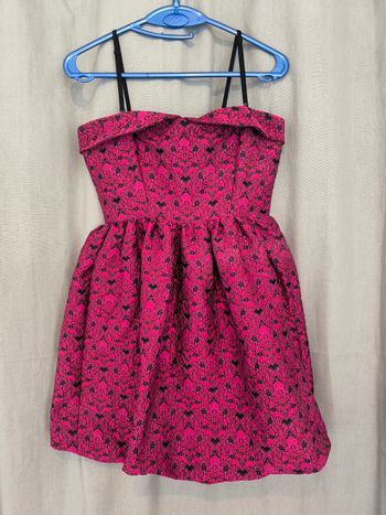 Robe bustier Naf Naf décor baroque S (36)